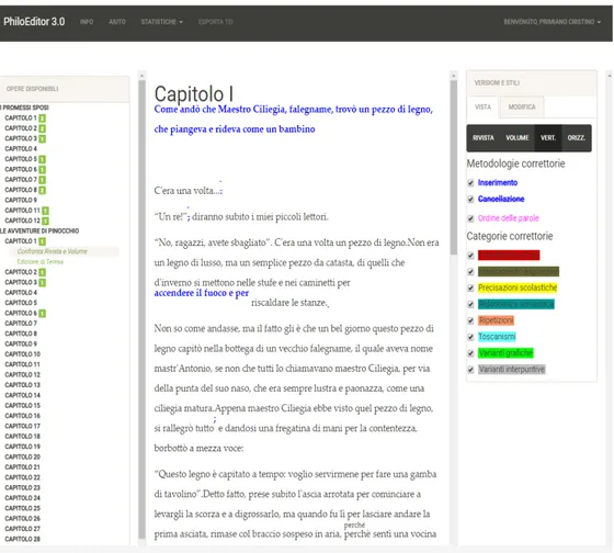 Figura 3.6: PhiloEditor 3.0