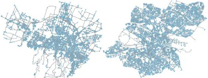 Figura 4.2: Mappa Bologna Figura 4.3: Mappa Dublino
