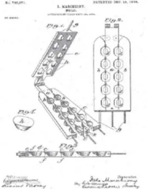 Figura 2: macchina brevettata di Marchiony (U.S Patent nr 746971) 