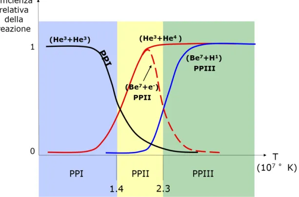 Figura 2.5: Ecienza relativa delle catene PP in funzione della temperatura