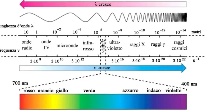 Figura  10 – Spettro delle  radiazioni 
