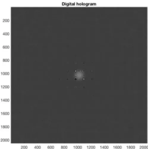 Figura 2.7: Ologramma in line di un’apertura circolare.