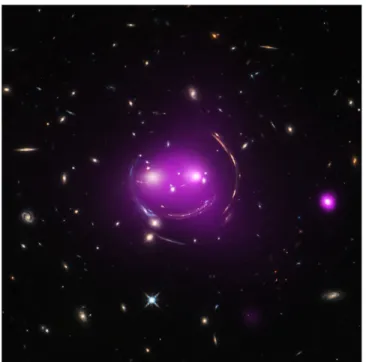 Figura 2.2: Ammasso SDSS J103842.59+484917.7, esempio di archi giganti e archetti.