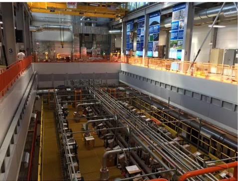 Figure 2.12: Recent picture of the SBN far detector facility. The ICARUS TPC is already encased in the cryostat.