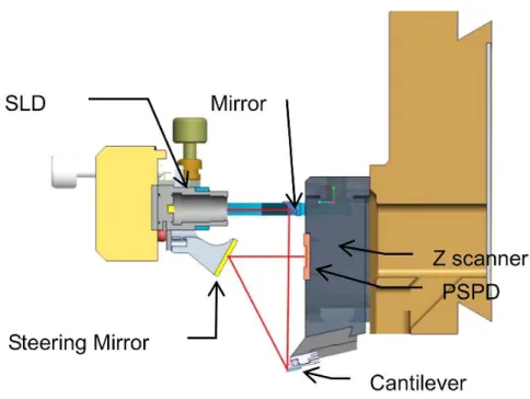 Figure 2.1: basic set up of a Scanning Probe Microscopy 