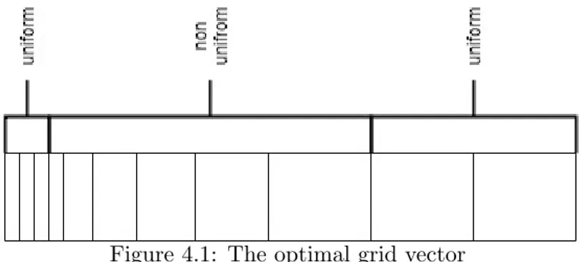 Figure 4.1: The optimal grid vector