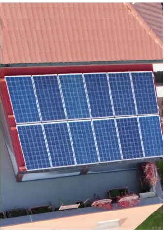 Figura 3.5: Pannelli fotovoltaici utilizzati.
