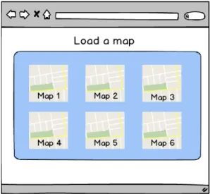 Figura 4.4: Caricamento di una mappa precedentemente creata - LoadMap