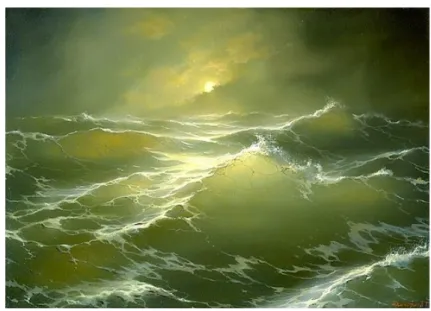 Figura 5.6: Dipinto &#34;Sea&#34; di Ivan Aivazovsky