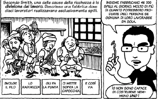 Figura 17: terza vignetta tradotta di pagina 21, Economix 