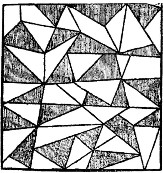 Figura 3.3: Disegno nella sua forma originale: &#34;The hidden five-pointed star puzzle&#34;di Samuel Loyd
