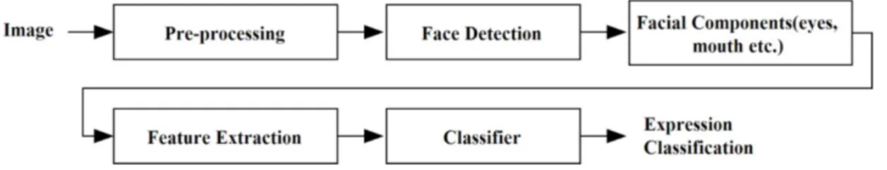 Figura 1.8: Diagramma a blocchi di classificazione dell’espressione facciale