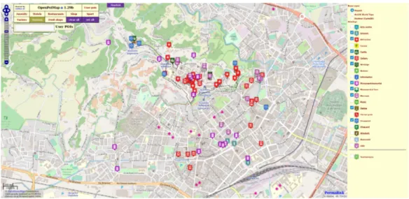 Figura 2.1: Bergamo su OpenPoiMap