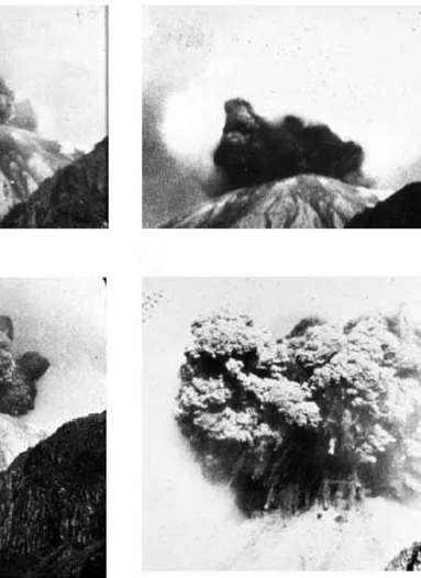 Figura 1.4: Eruzione del vulcano Ngauruhoe del 1975 [ Morrissey e Mastin, 2015].