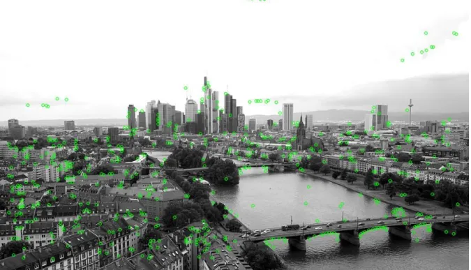 Figure 3-12. Example of problems with clouds: Frankfurt webcam using a random forest trained  on Chamonix dataset 