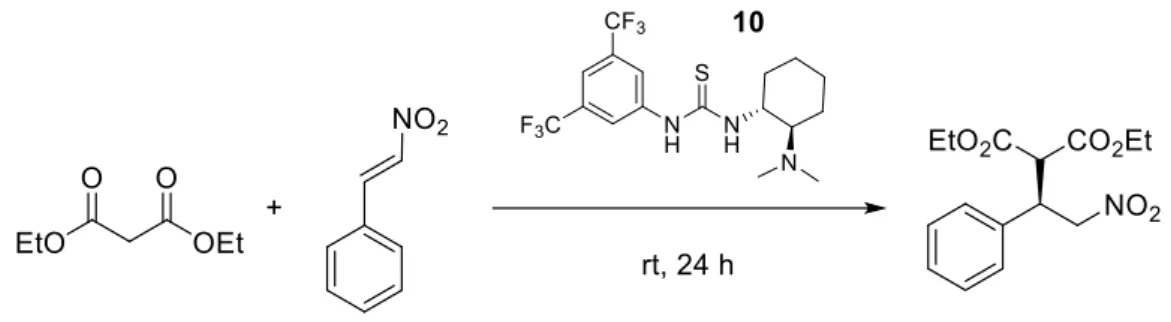 Fig. 8: Activation strategy of the Takemoto catalyst. 