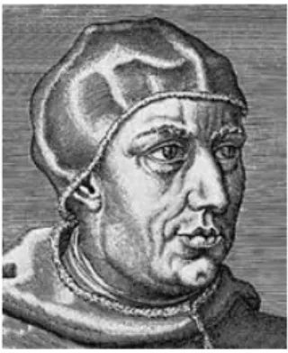 Figura 3.3: Michael Stifel. Esslingen, 1487 - Jena, 1567. Matematico tedesco che inventò i logaritmi indipendentemente da Napier, utilizzando un approccio totalmente differente.
