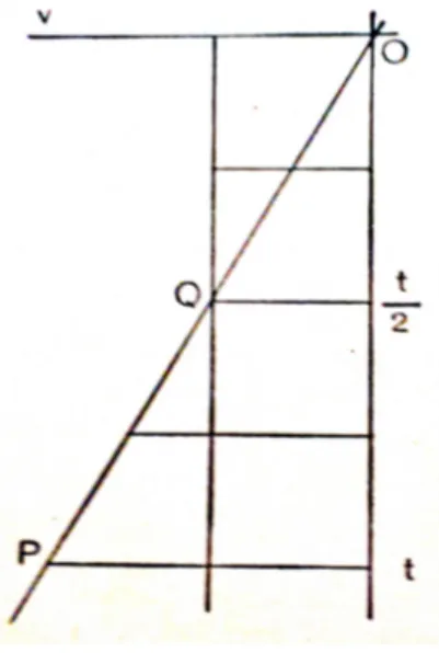 Figura 4.2: Moto di un grave cadente verticalmente