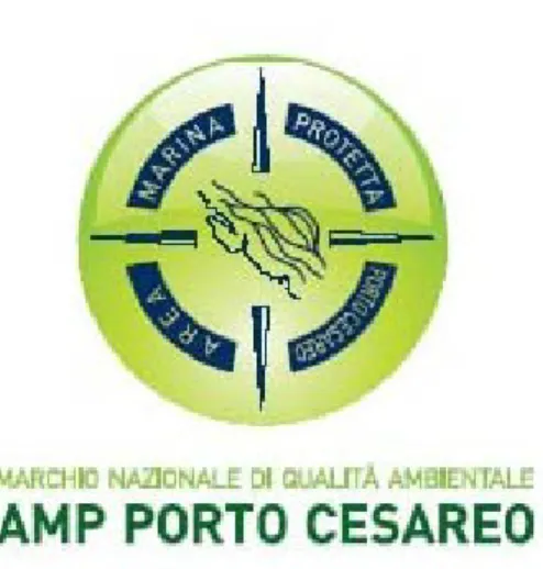 Figura 8. Logo del Marchio di qualità ambientale dell’AMP Porto Cesareo.