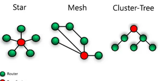 Figura 1.1: Topologie reti di sensori
