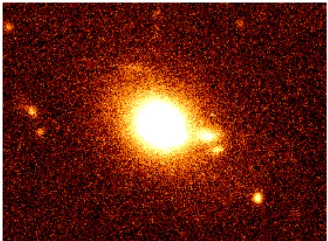 Figura 1.2.4: Un’immagine del BL Lac H0323+02 ottenuta presso l’ESO NTT.