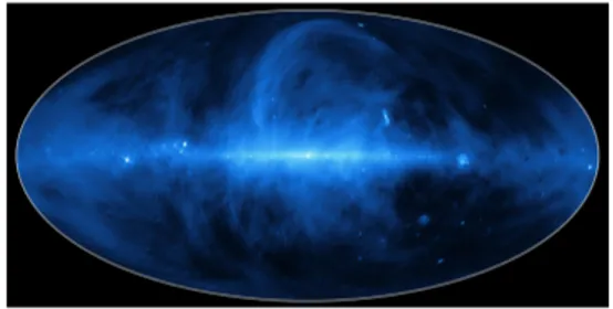 Figura 2.2: emissione sincrotrone della Via Lattea