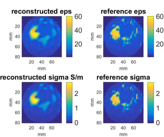 Figura 6.8 - immagine ricostruita utilizzando un’onda piana come campo incidente 