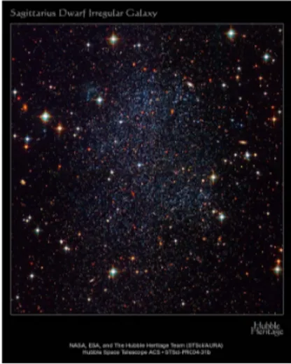 Figura 1.7: Galassia nana irregolare del Sagittario