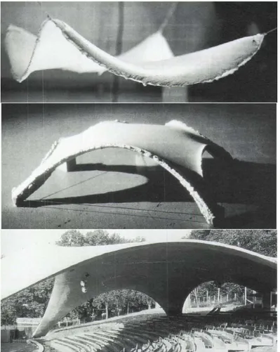 Figure 2.7. Open-air theater, Grotzingen, Germany shape found by hanging model [18], 
