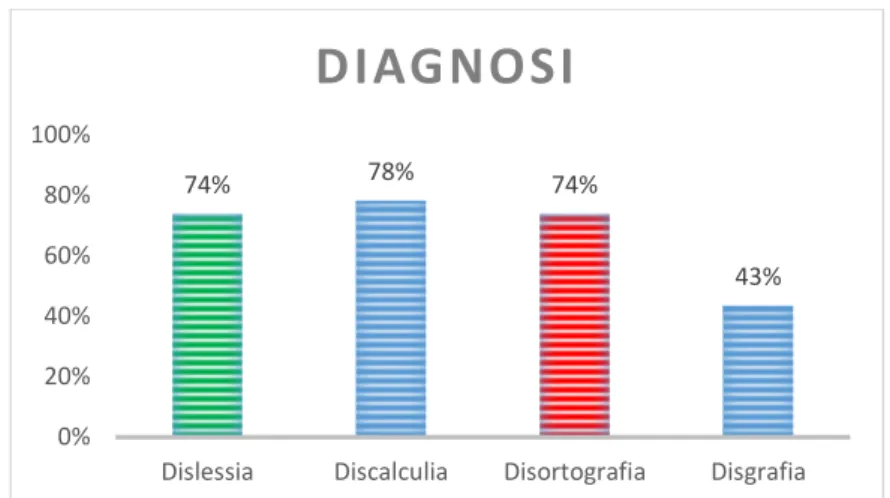 Figura 2 – Diagramma riassuntivo delle diagnosi 