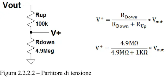 Figura 2.2.2.2 – Partitore di tensione 