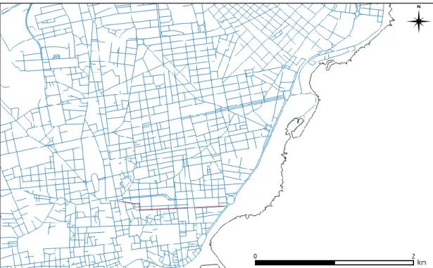 Figura 3.5: rete di Catania (centro) 