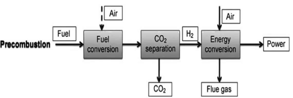 Figura 4: Schema della strategia di pre-combustione 4