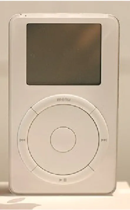 Figura 1.5: Il primo iPod di Apple, prodotto simbolo del suo rilancio.