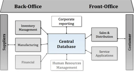 Figure 3.1: A framework for an ERP system 