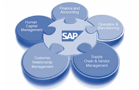 Figure 3.2: An easy framework for SAP enterprise architecture solution (form Mesprosoft site) 