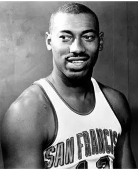 Figura 3. Wilt Chamberlain con la maglia dei San Francisco Warriors 