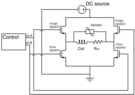 Figura 2.1: Schema del circuito di inversione della corrente.