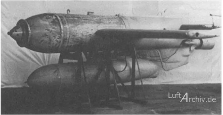 Fig. 37 - Foto del Henschel 293/294 presa dall’archivio dell’aviazione tedesca (luftarchiv)