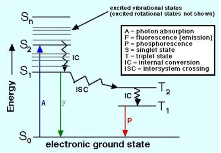 Figura 3: Diagramma di Jablonsky 