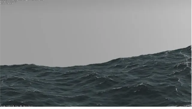 Figura 12d – Oceano, risoluzione=30, rendering time=03:36.58