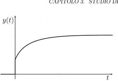 Figura 3.1: Risposta al gradino di un sistema del I Ordine