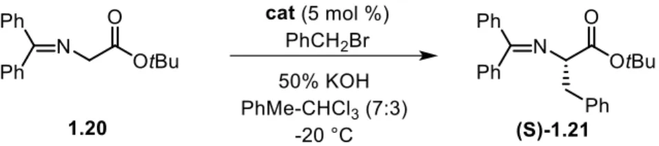 Figure 1.5 - Shielding effect of meta-dimeric cinchonidinium PTC. 