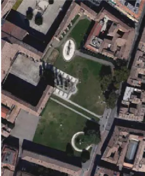 Fig. 3.2. F oto aerea di Piazzale della Pace.