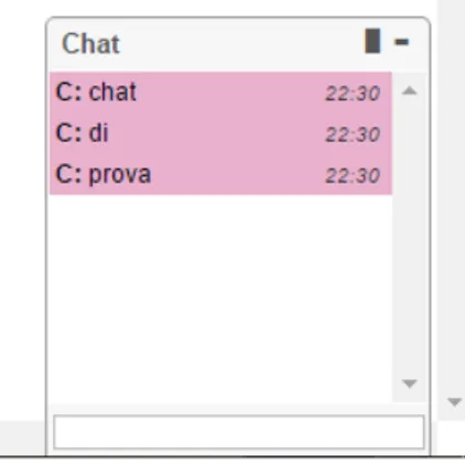 Figura 2.4: Chat di Etherpad