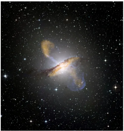 Figura 3.5: Buco nero al centro della galassia Centaurus A