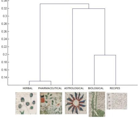 Figure 2.7: Hierarchical clustering sulle sezioni del VMS