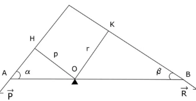 Figura 2.6: Equilibrio della leva