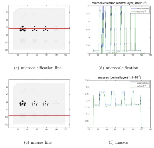 Figure 2.6: Comparison of the different structures recostructions (central layer)