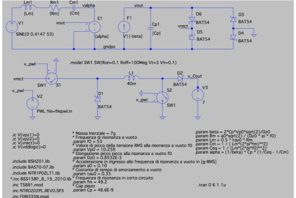 Figura 2.3: Circuito con estrazione SECE e rettificatore.